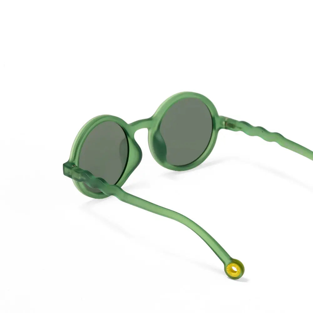OLIVIO & CO ROUND SUNGLASSES JUNIOR+ CLASSIC OLIVIO OLIVE GREEN 