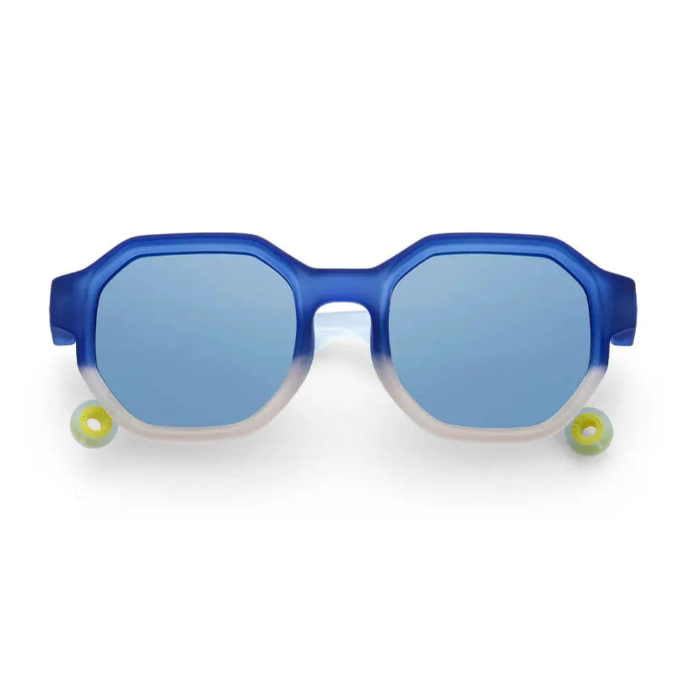 OLIVIO & CO SQUARE SUNGLASSES JUNIOR+ CREATIVE EDITION D DEEP SEA 