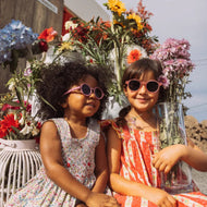 Olivio & Co Oval Sunglasses Kids/Junior Flower Stall Floral Reverie