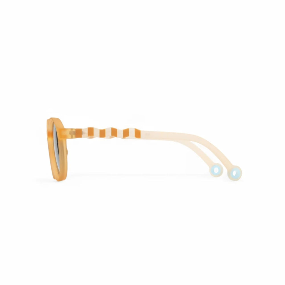 Olivio & Co Oval Sunglasses Kids/Junior Seaside Stripes Vacation Yellow
