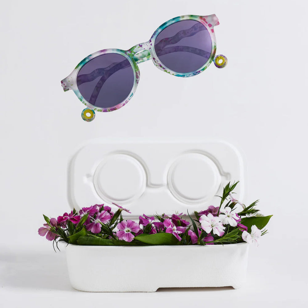 Olivio & Co Oval Sunglasses Kids/Junior Classic Olivio Wild Flower