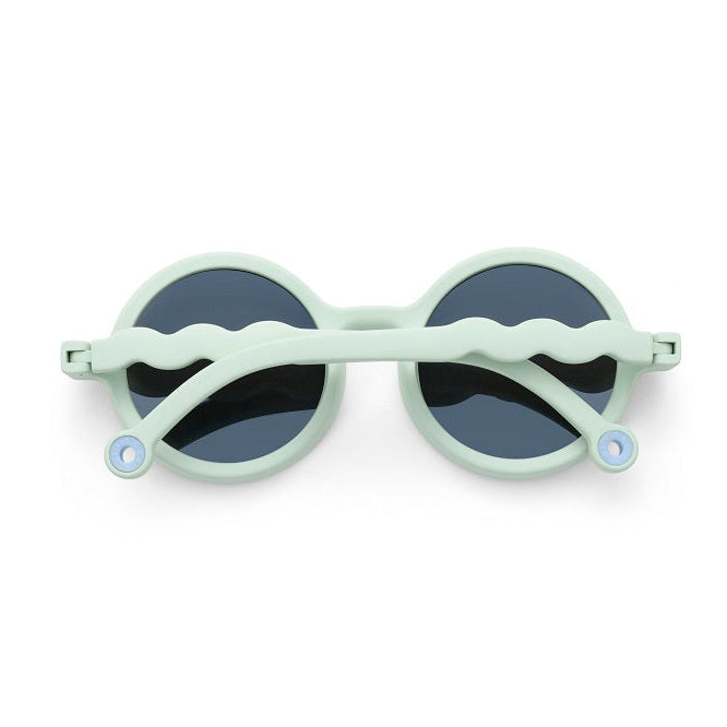 Olivio & Co Round Sunglasses Kids/Junior Natural Light Green