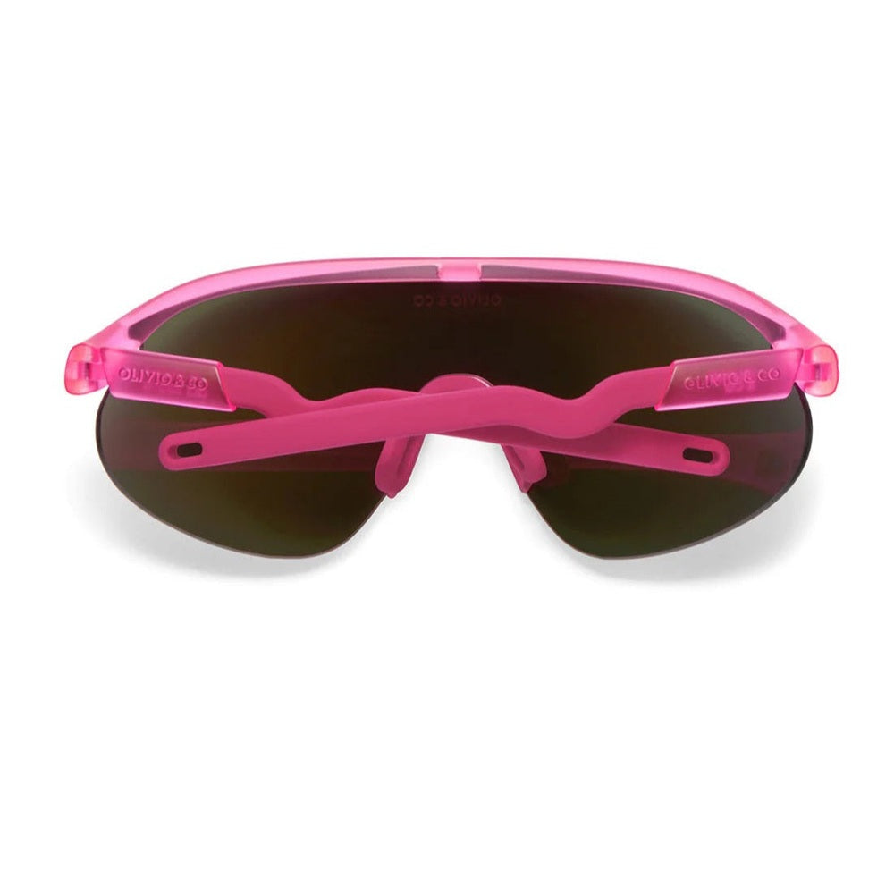 Olivio & Co Sport Sunglasses Kids/Junior Half-Rim Flamingo Pink