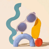 Olivio & Co Square Sunglasses Adult Creative Edition D Shell Purple