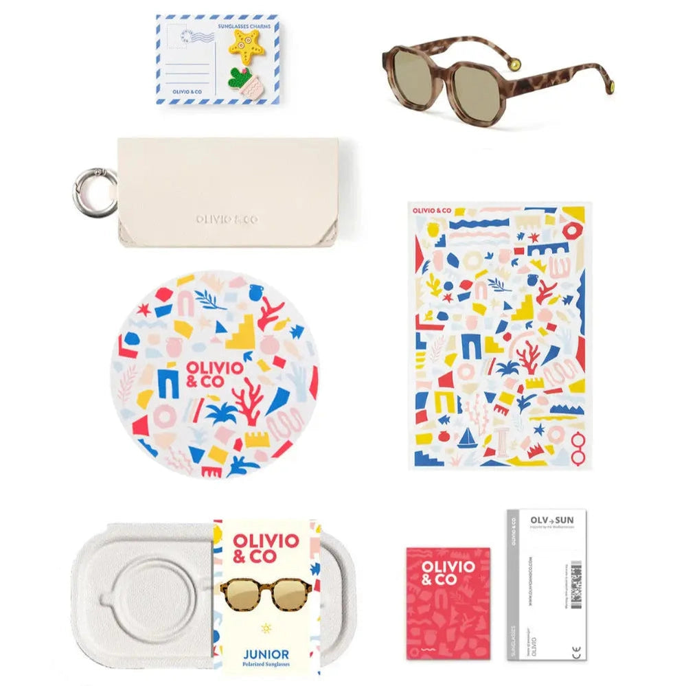 Olivio & Co Square Sunglasses Junior+ Creative Edition D Tortoiseshell