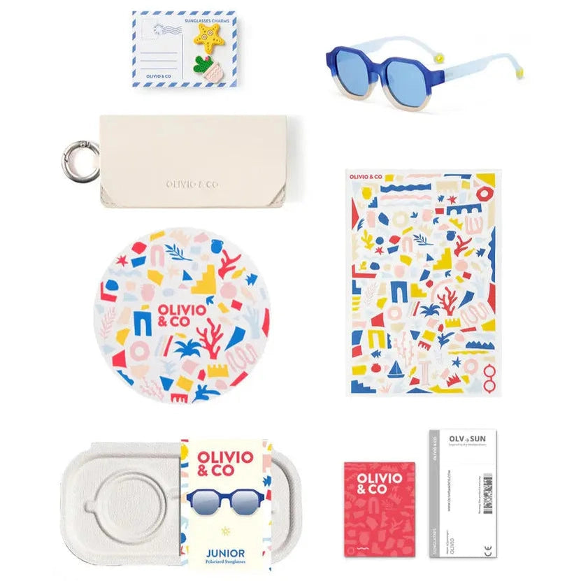 Olivio & Co Square Sunglasses Junior+ Creative Edition D Deep Sea