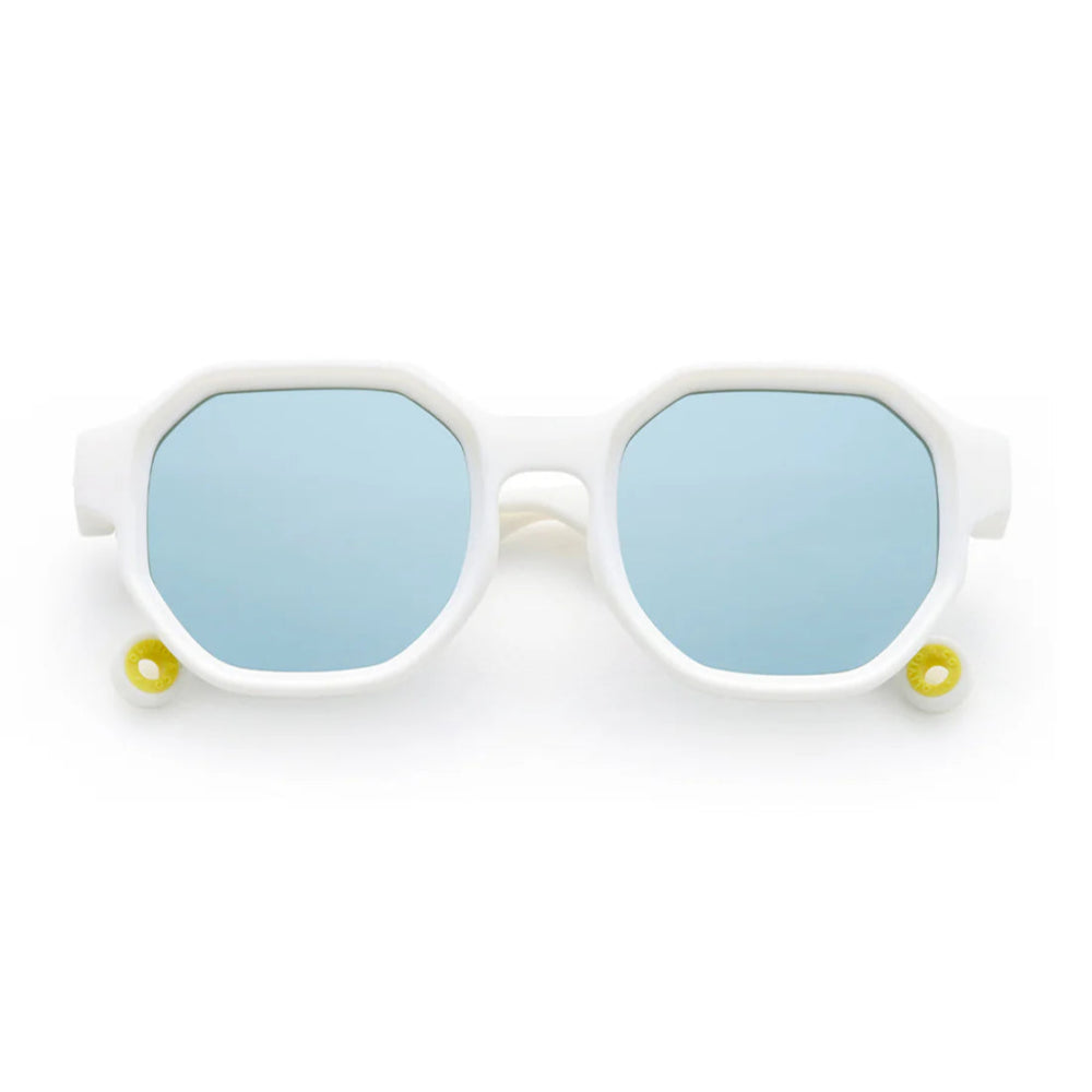 Olivio & Co Square Sunglasses Junior+ Creative Edition Cloud White