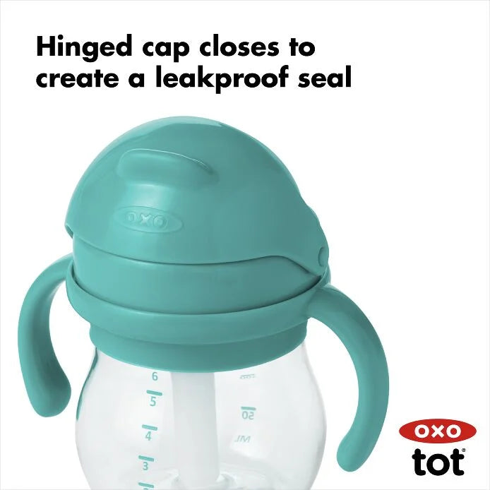 Oxo Tot Transitions Straw Cup With Removable Handles 6 oz