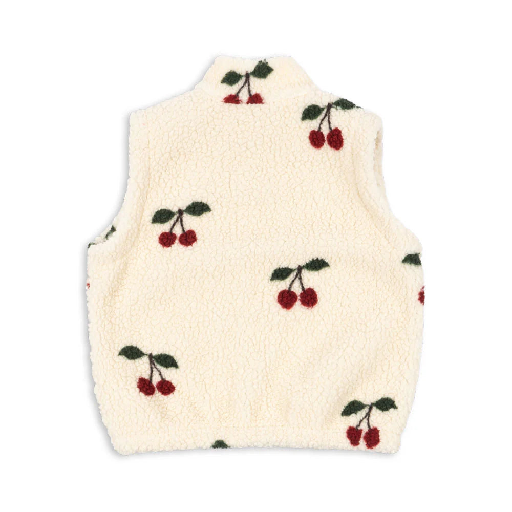 Konges Slojd Jody Teddy Vest Ma Grande Cerise