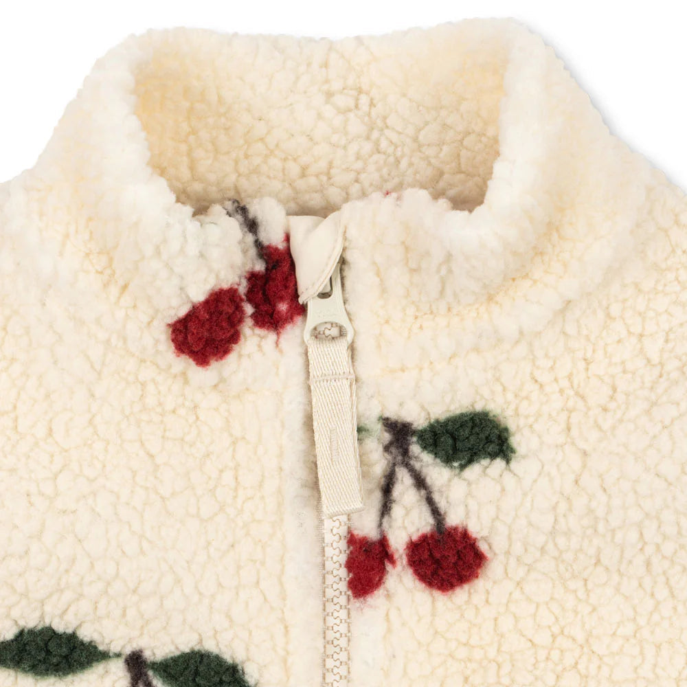 Konges Slojd Jody Teddy Vest Ma Grande Cerise