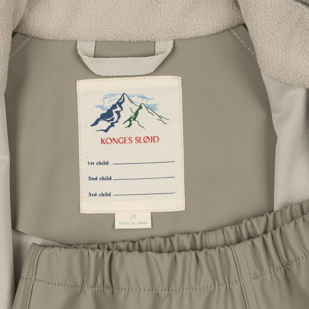 Konges Slojd Plainy Rain Set Laurel Oak