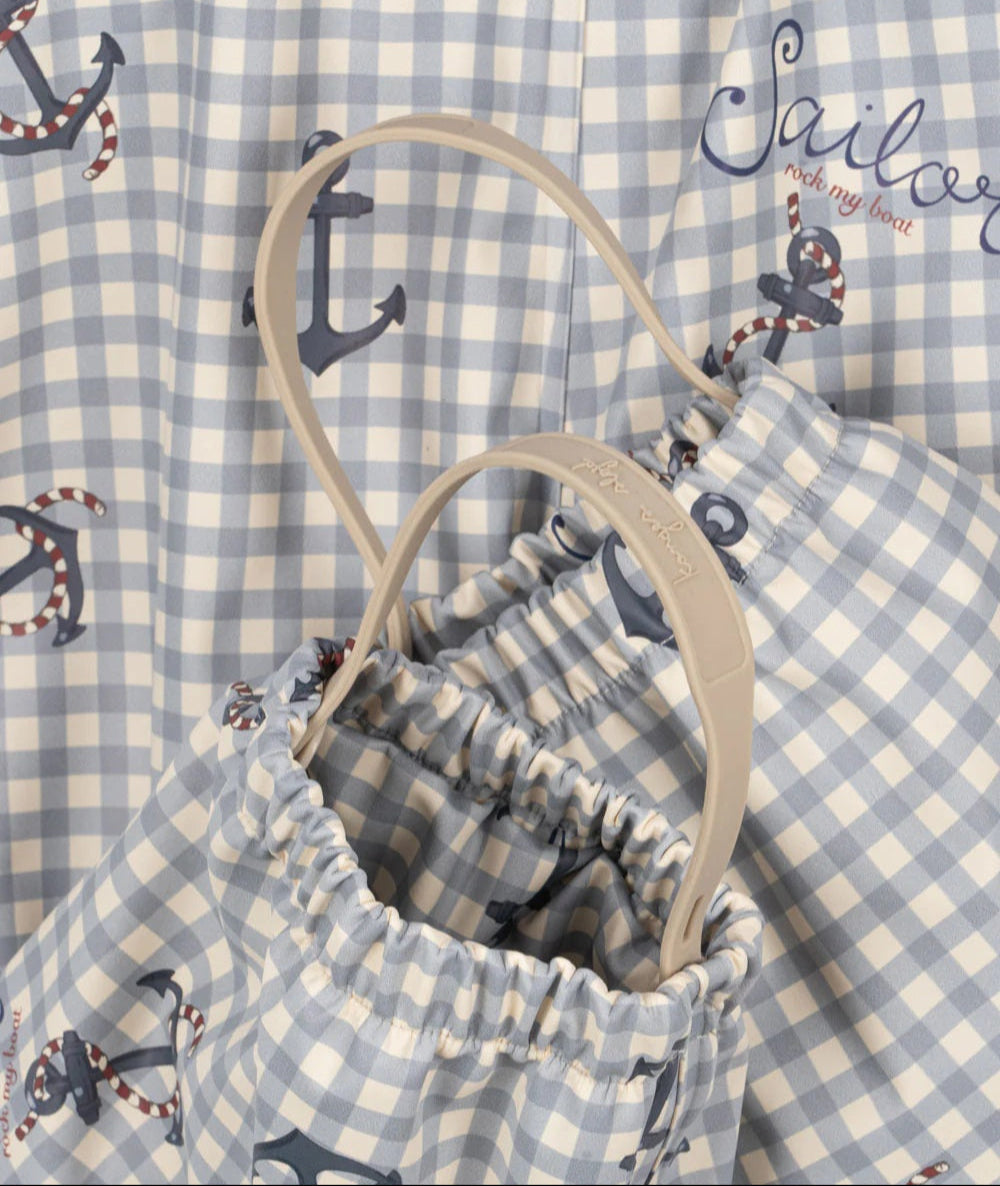 Konges Slojd Rainy Palme Set Sailor Check