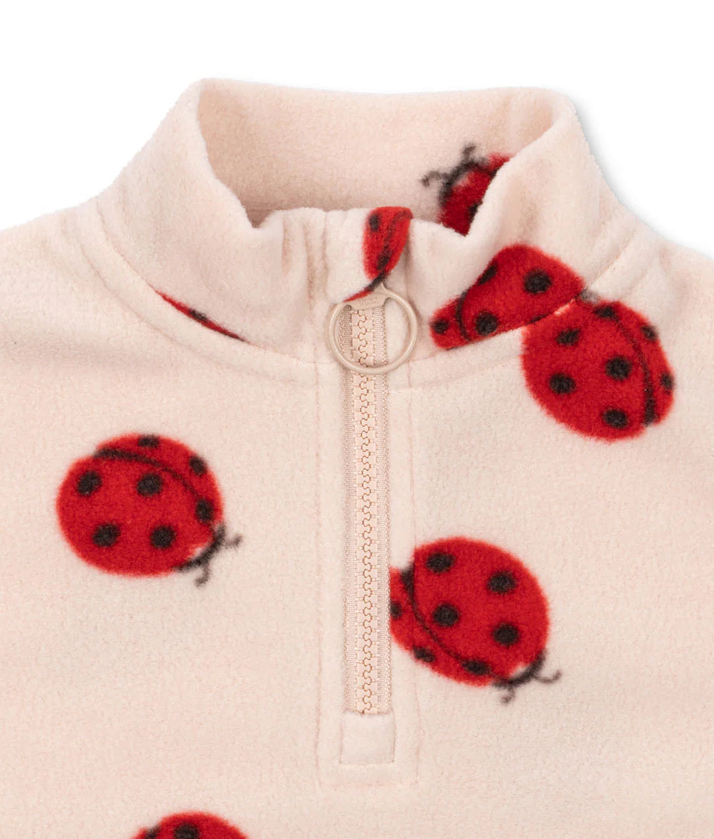 Konges Slojd Tavi Fleece Sweatshirt Ladybug