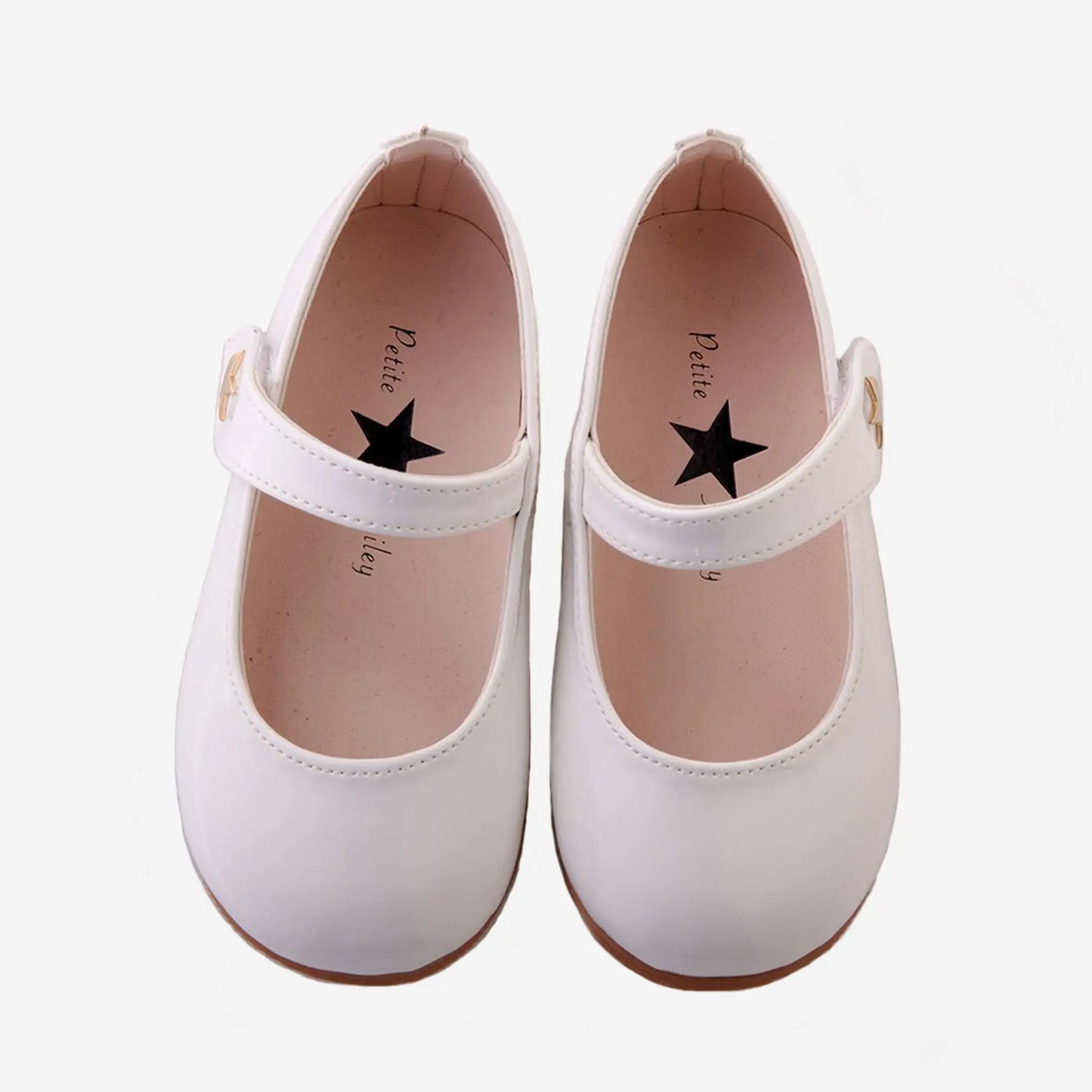 PETITE HAILEY PATENT MARYJANE SHOES WHITE - baby enRoute