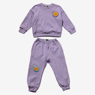 Petite Hailey Waffle Multi Smile Set Purple