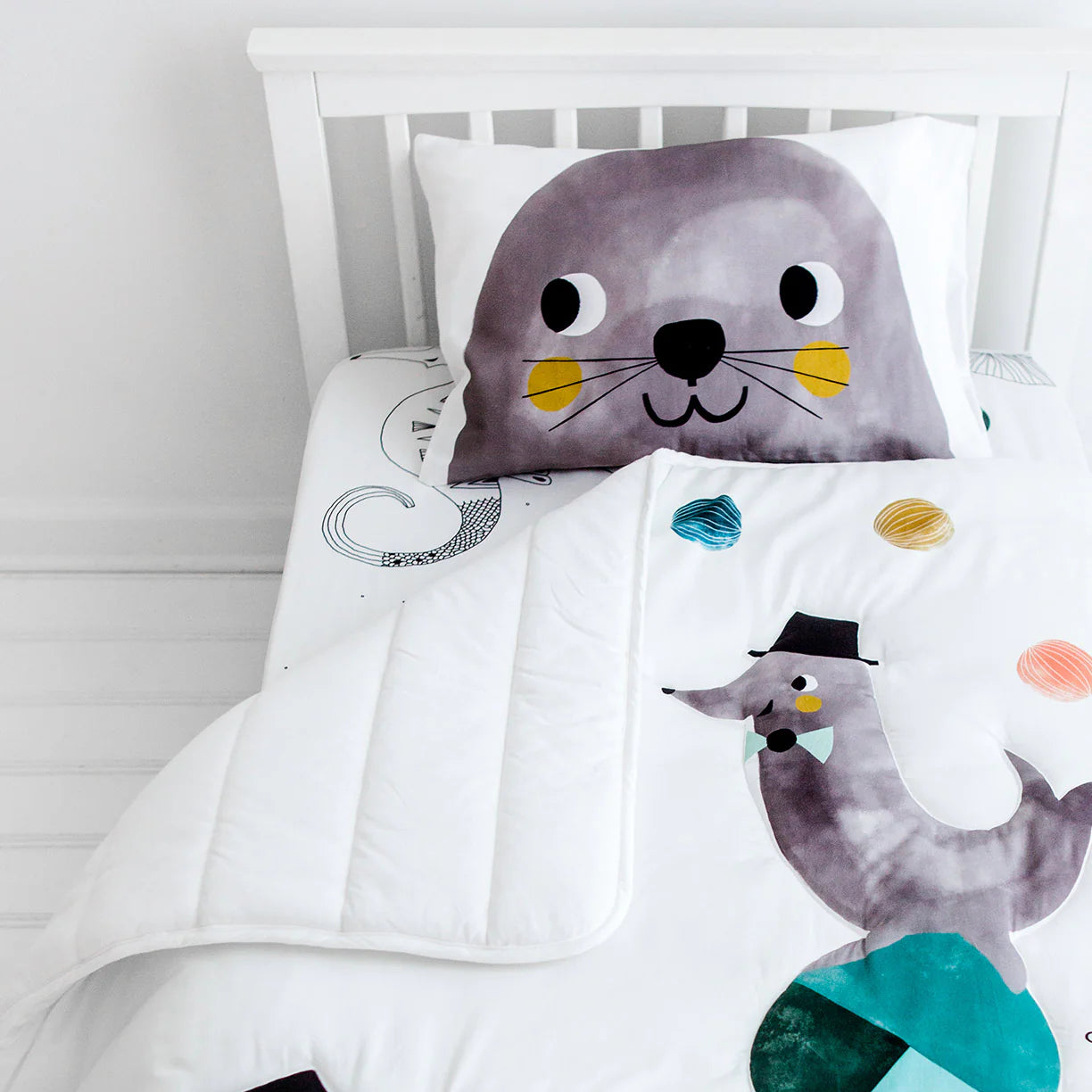 ROOKIE HUMANS TODDLER PILLOWCASES 2 PACK UNDERWATER LOVE