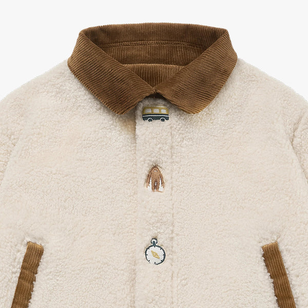 Petite Revery Recycled Fleece Jacket Cloud