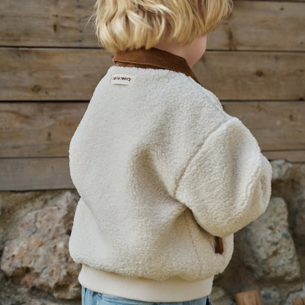 Petite Revery Recycled Fleece Jacket Cloud