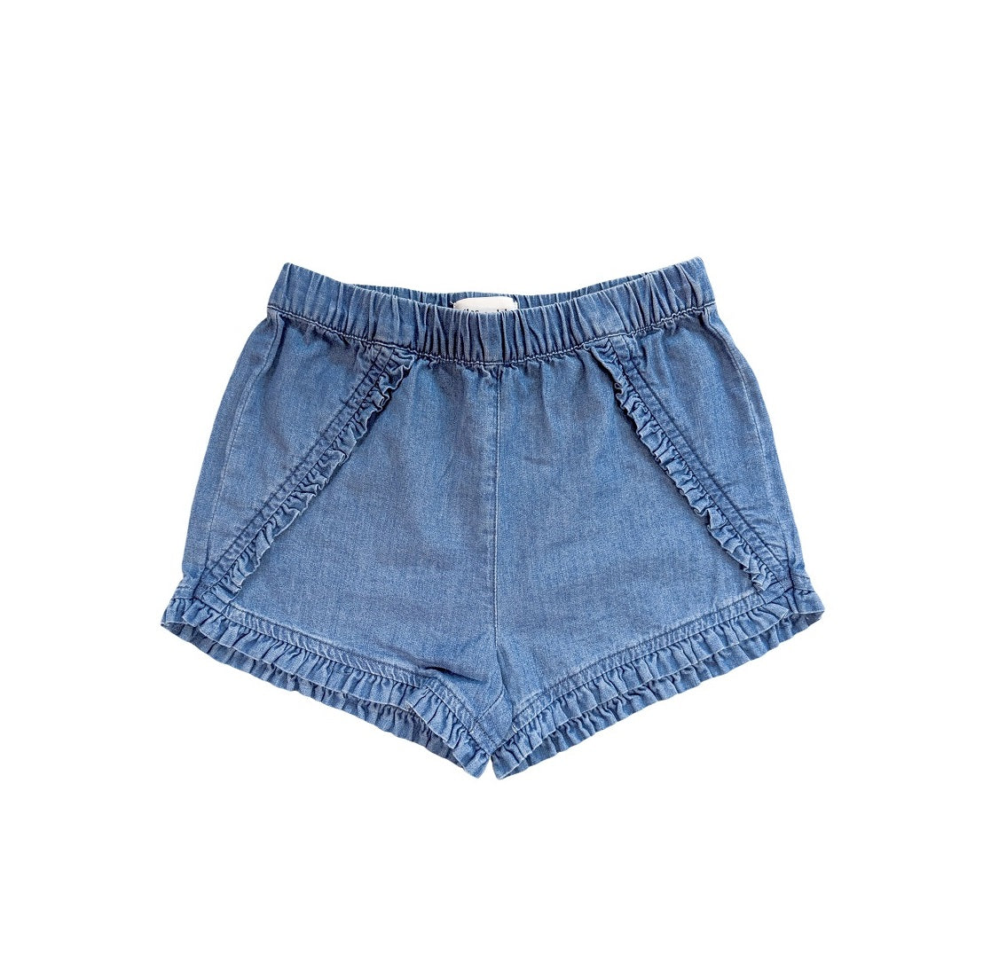 MILES THE LABEL GIRL SHORTS WOVEN BLUE DENIM