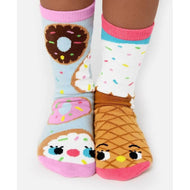 Pals Socks New Donut & Ice Cream Pals Artist Kids Mismatched Food Socks