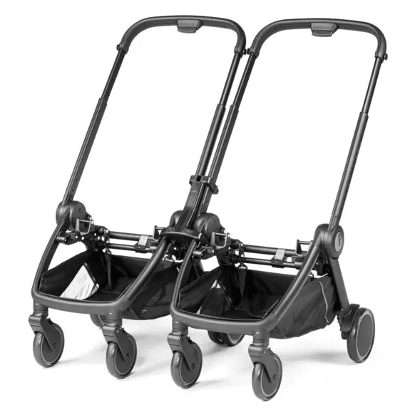 Peg Perego Duo Adapter for City Loop doubles stroller capacity by mounting two frames side by side.