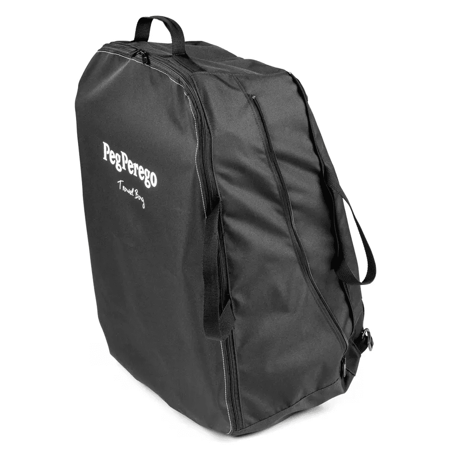 Peg Perego Stroller Travel Bag for City Loop in black with top handle and carry straps.