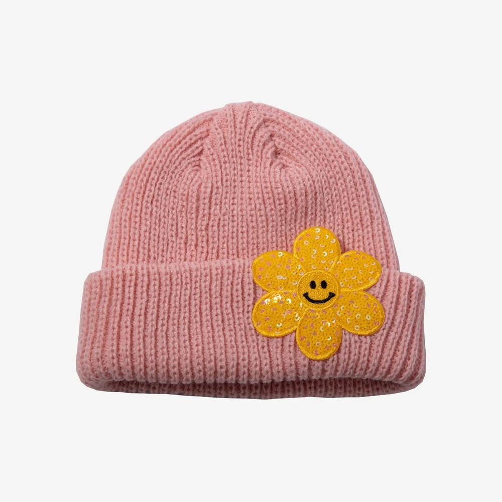 Petite Hailey Daisy Beanie Pink