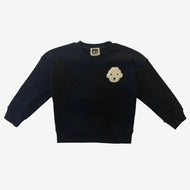 Petite Hailey Happy Sweatshirts Black