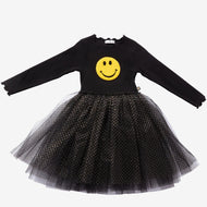 Petite Hailey Smile Tutu Black