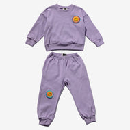 Petite Hailey Waffle Multi Smile Set Purple