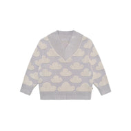 Petite Revery Cotton Knit Sweater Lilac Blush