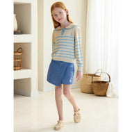 Petite Revery Knit Sweater Seastripes
