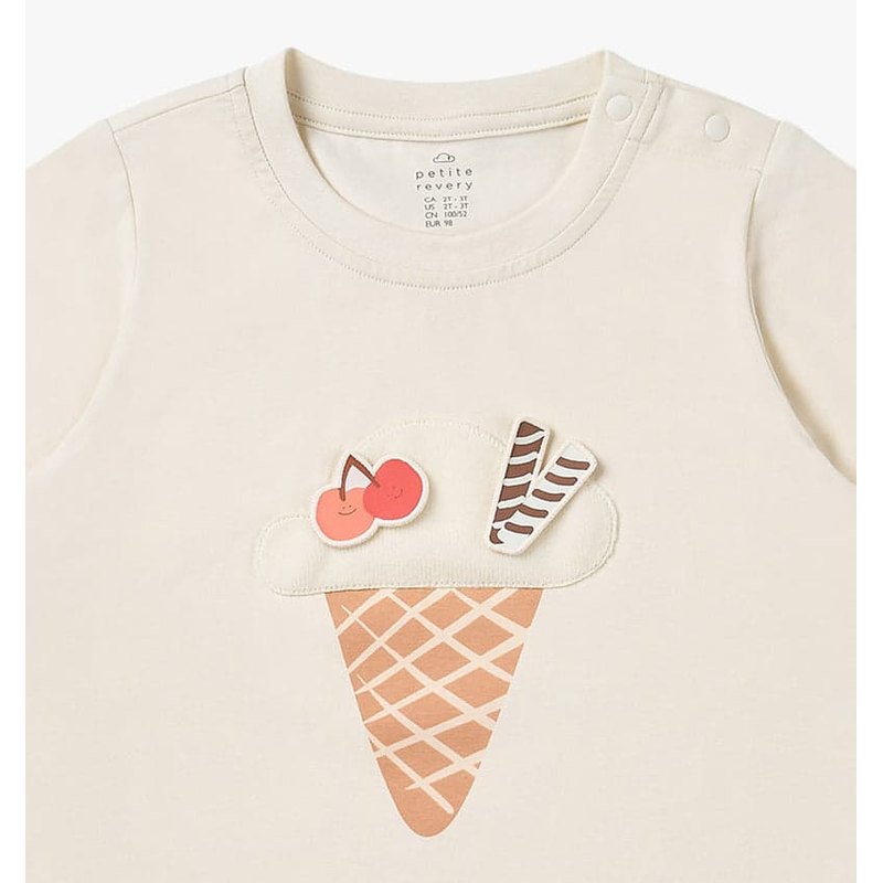 Petite Revery Quick Dry Cooling Cotton Short Sleeve Tee Jet Stream