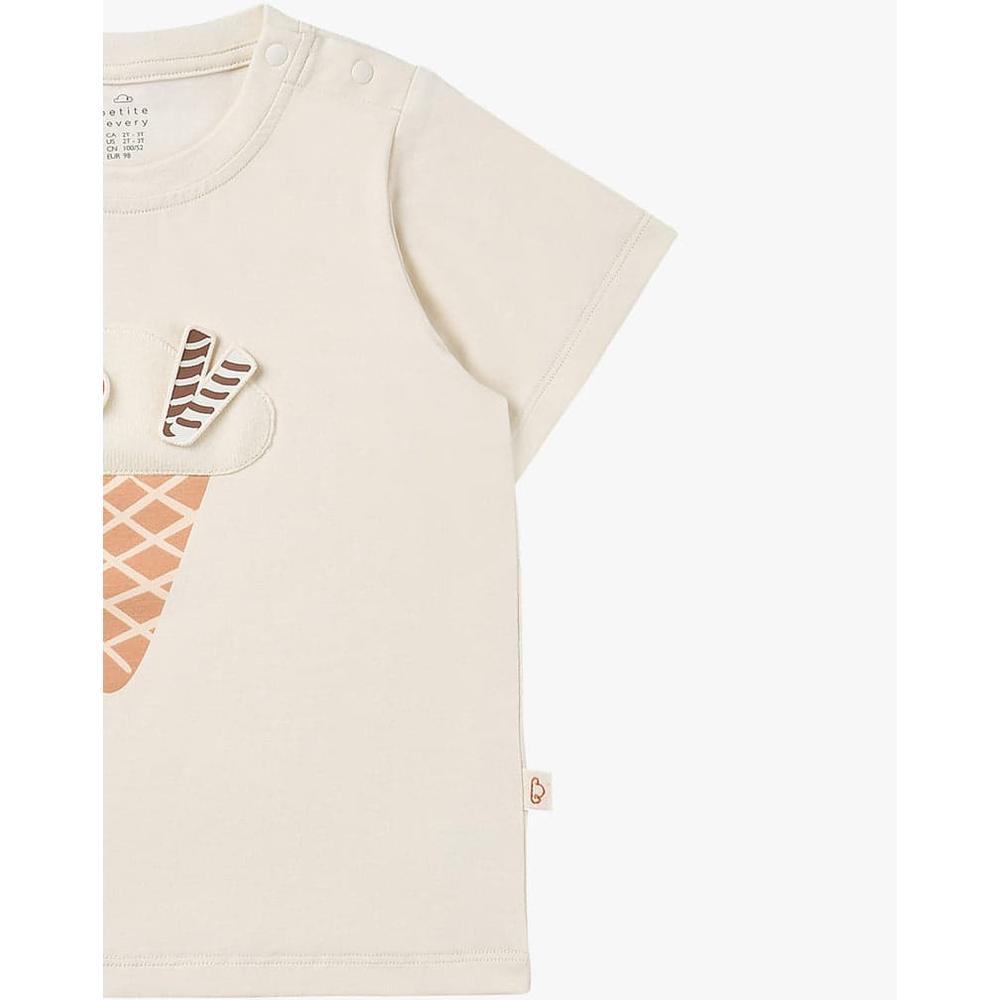 Petite Revery Quick Dry Cooling Cotton Short Sleeve Tee Jet Stream
