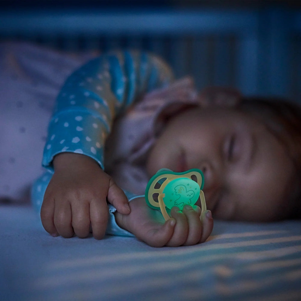 Philips Avent Ultra Air Pacifier Nighttime Sleeping Star And Owl 2 Pack (0-6M)