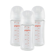 Pigeon Glass Bottle 8oz with M Nipple (3M+)