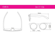 Real Shades Chill Sunglasses Kids Dusty Rose