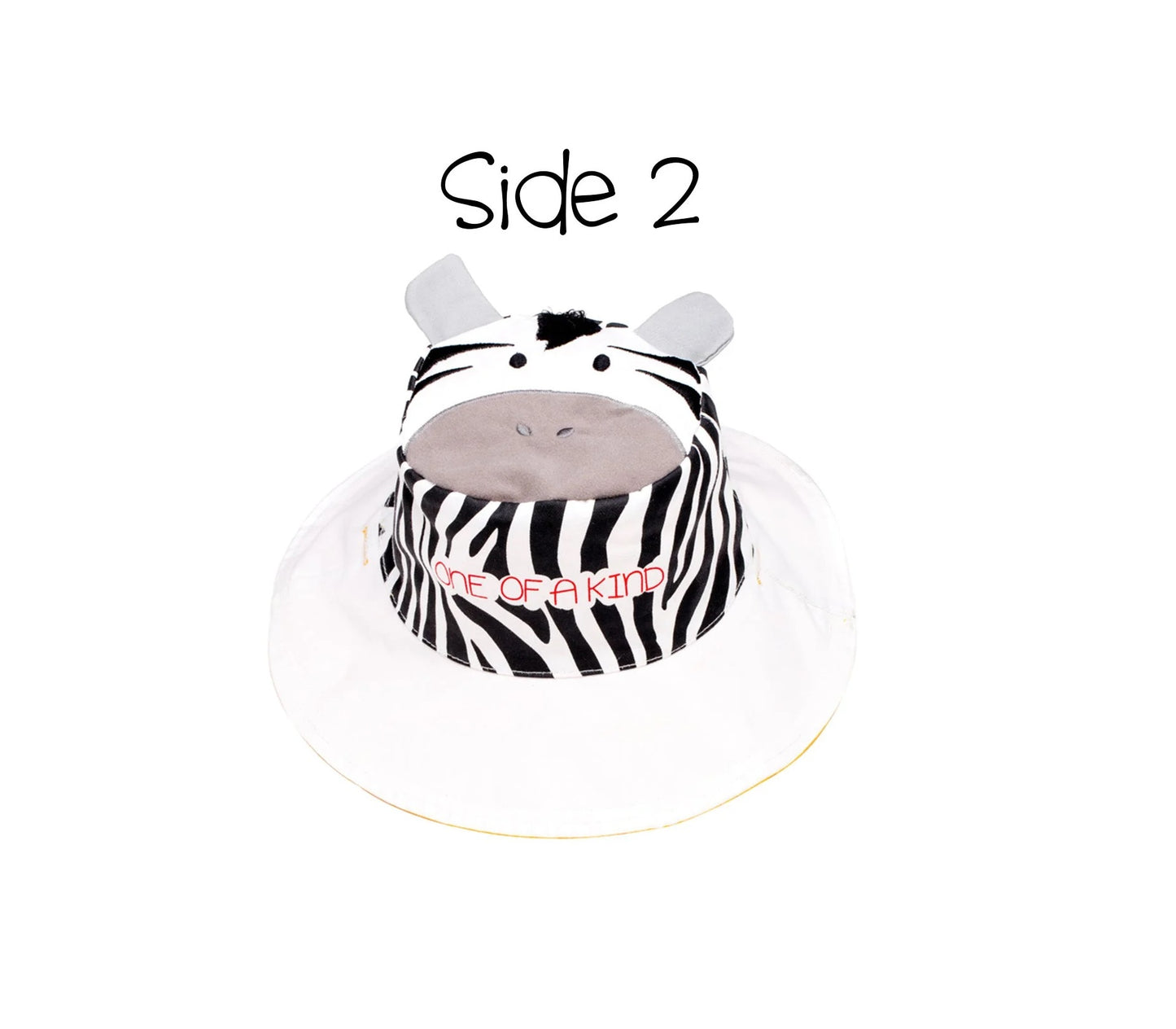 FLAPJACKKIDS REVERSIBLE KIDS SUN HAT GIRAFFE & ZEBRA - baby enRoute