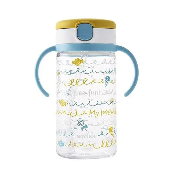 Richelle Clear Straw Bottle Mug 320 ml