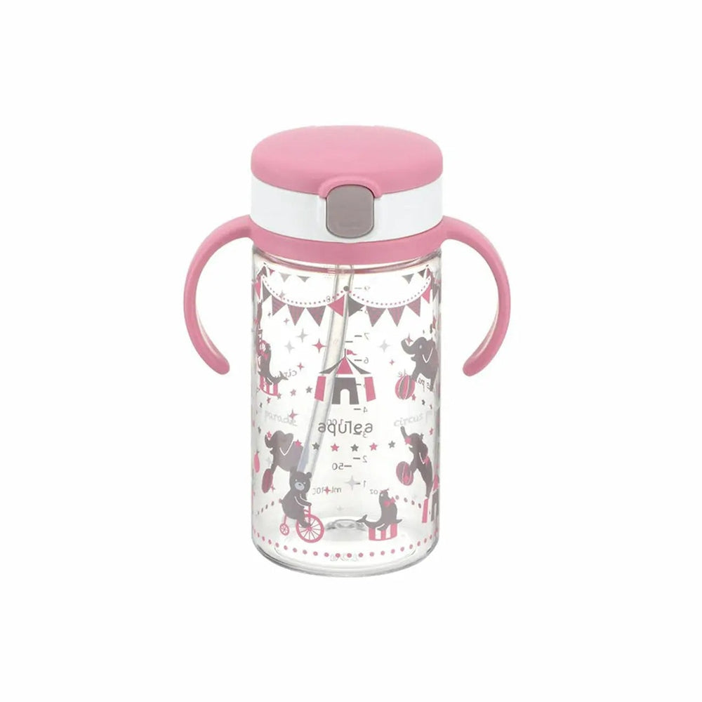 Richelle Clear Straw Bottle Mug 320 ml