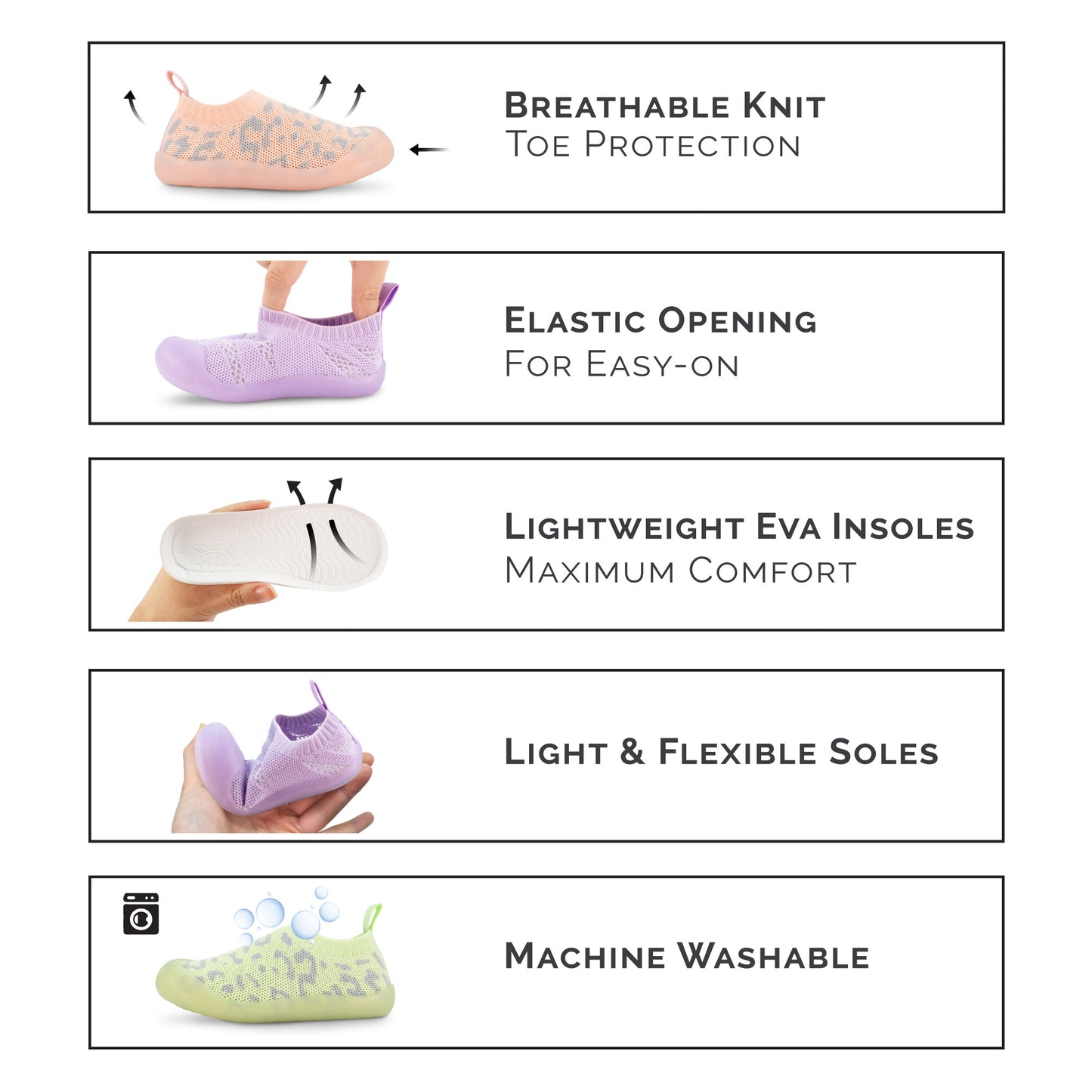 JAN & JUL JELLY JUMPER FLOW SHOES LAVENDER - baby enRoute