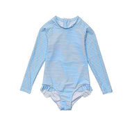 SNAPPER ROCK CORNFLOWER STRIPE SURF SUIT