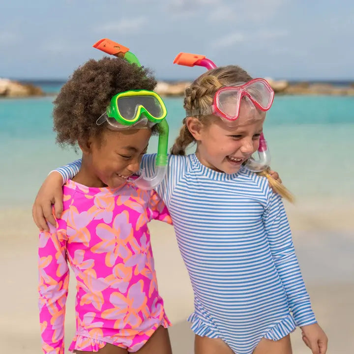 Snapper Rock Cornflower Stripe Surf Suit