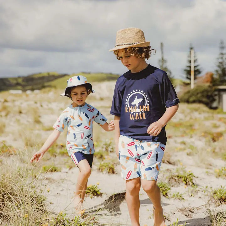 Snapper Rock Retro Surf Baby Set