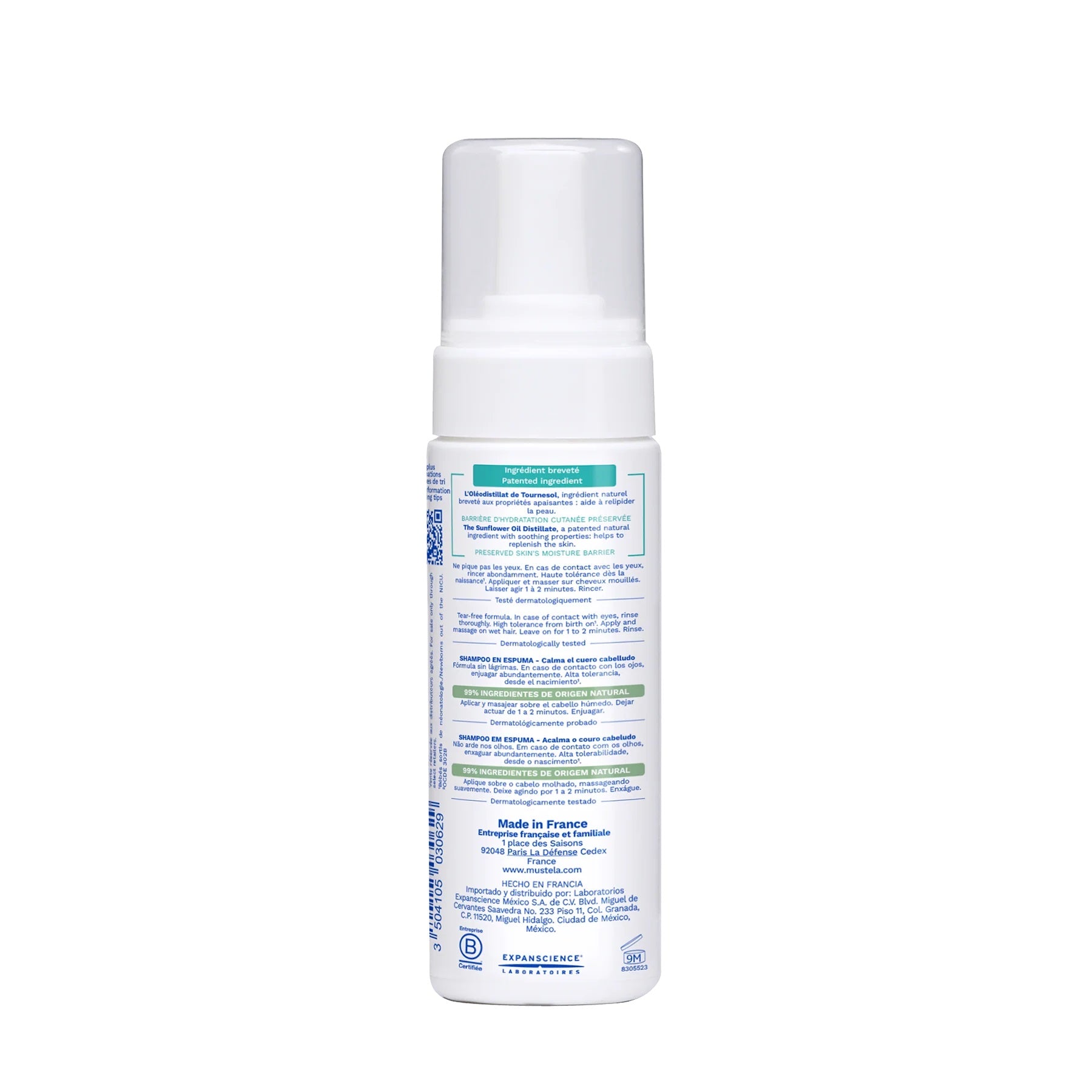 Mustela Stelatopia Foam Shampoo 150 ml