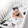 ROOKIE HUMANS COTTON SATEEN CRIB SHEET WOODLAND DREAMS - baby enRoute