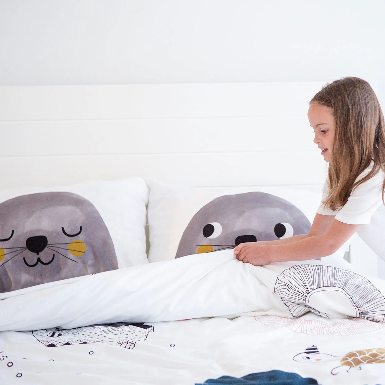 ROOKIE HUMANS TODDLER PILLOWCASES 2 PACK UNDERWATER LOVE