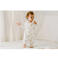 NEST DESIGNS AVOCADO BAMBOO LONG SLEEVE FOOTED SLEEP BAG 1.0 TOG THE LION & THE MOUSE