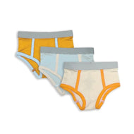 Silkberry Baby Bamboo Boys Briefs 3 Pack Feather/Starlight/Sunset