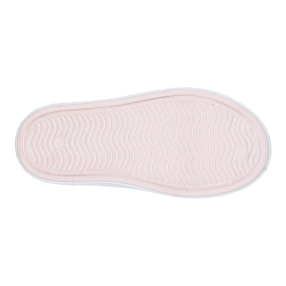 Skechers Puddle Star Rose Gold kids' sneaker sole with pink wavy tread for grip.